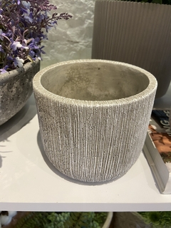 Cachepot textura cinza M na internet