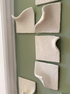 Conjunto mini esculturas flutuantes Off White na internet