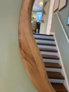 Espelho redondo moldura larga na internet