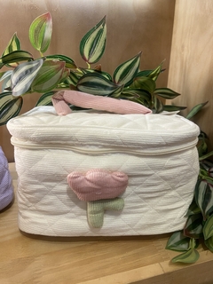 Necessaire Branca Flor