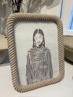 Porta retrato cordinha G - comprar online