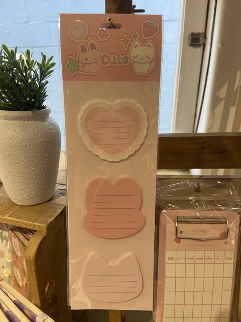 Bloco adesivos CUTE