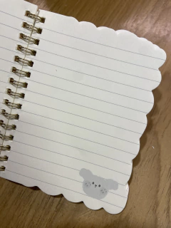 Mini caderno cookie azul - comprar online