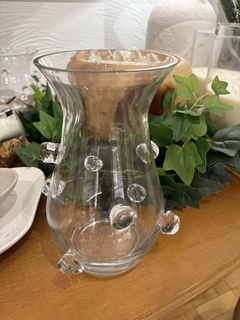 Vaso vidro bolinhas G - Studio54decora