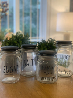 Pote de vidro SALT