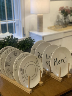 Prato cerâmica ABC - comprar online