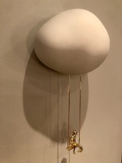 Escultura nuvem balanço