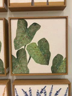 Quadro folhas verdes 3 - comprar online