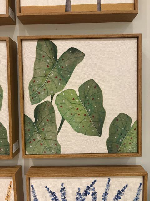 Quadro folhas verdes 3 - comprar online