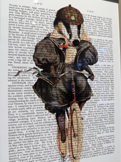 Quadro Cachorro na revista na internet