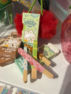 Borracha palito de caixinha verde - comprar online