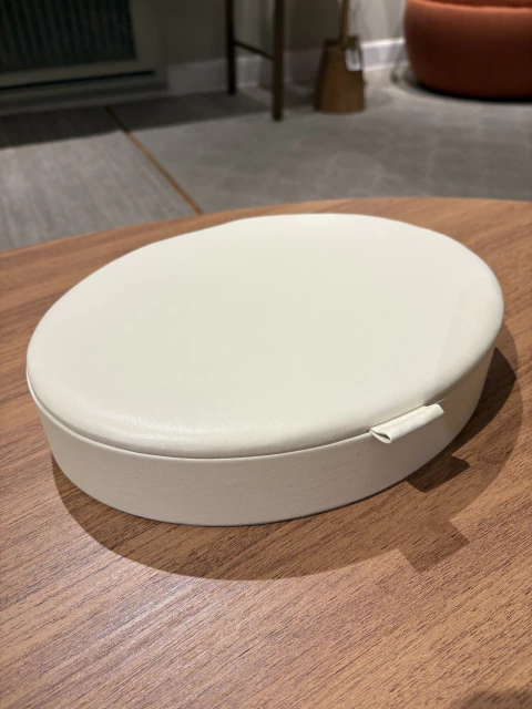 Caixa oval off white G - comprar online