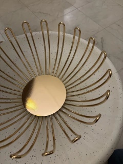 Fruteira metal dourada P na internet