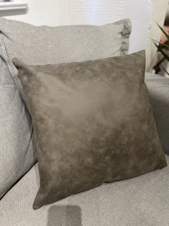 Almofada "mancha" cinza