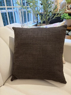 Almofada textura marrom na internet