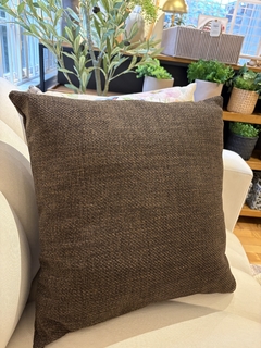 Almofada textura marrom - comprar online