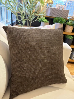 Almofada textura marrom - comprar online