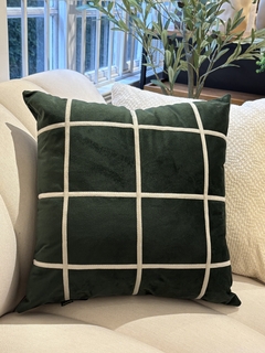 Almofada veludo com detalhes - comprar online