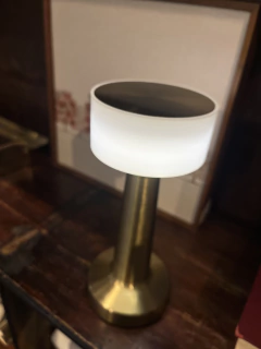 Luminária touch led Dourada vintage - comprar online
