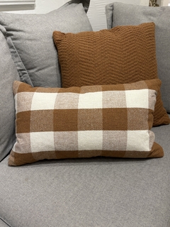 Baguete xadrez marrom - Studio54decora