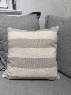 Almofada listras rosa seco na internet