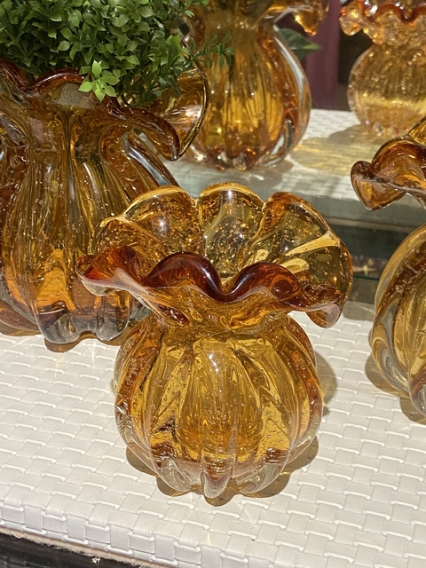 Vaso murano ambar P