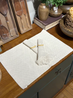 Imagem do Conjunto jogo americano cru