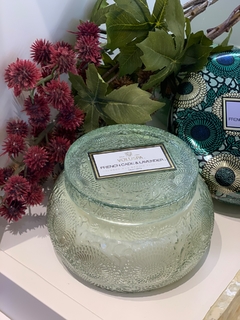 Vela pote vidro chawan 50h French Cade Lavender