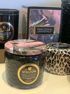 Vela pote vidro 35h Pink Citron Grapefruit - comprar online