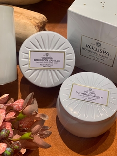 Mini vela lata 25h Bourbon Vanille