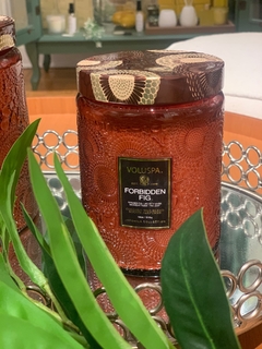 Vela pote vidro 100h Forbidden Fig