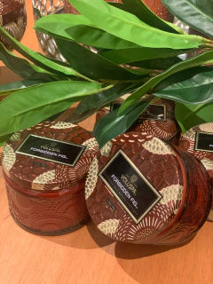 Vela pote vidro 25h Forbidden Fig