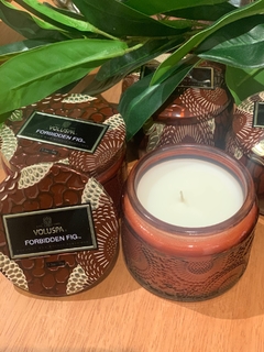 Vela pote vidro 25h Forbidden Fig - comprar online