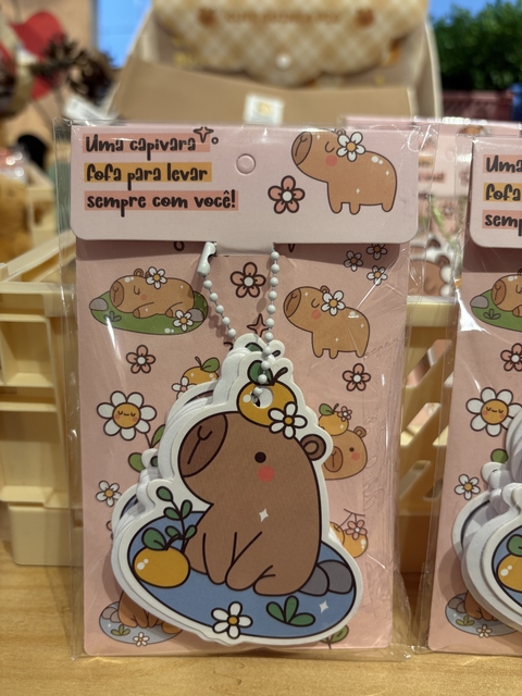 Bloco chaveirinho capivara na bóia - comprar online