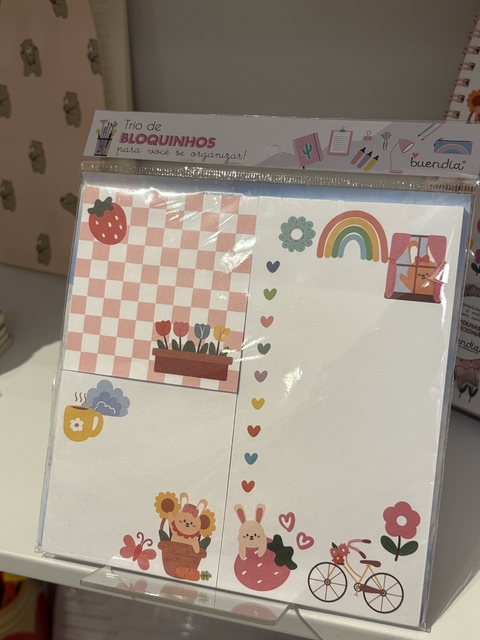 Trio de Bloquinhos Sweet Zoo - comprar online