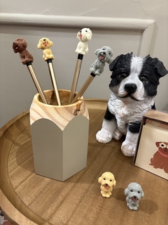 Borracha cachorrinho Cinza - Studio54decora