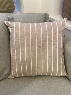 Almofada creme listra