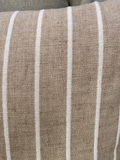 Almofada creme listra - comprar online