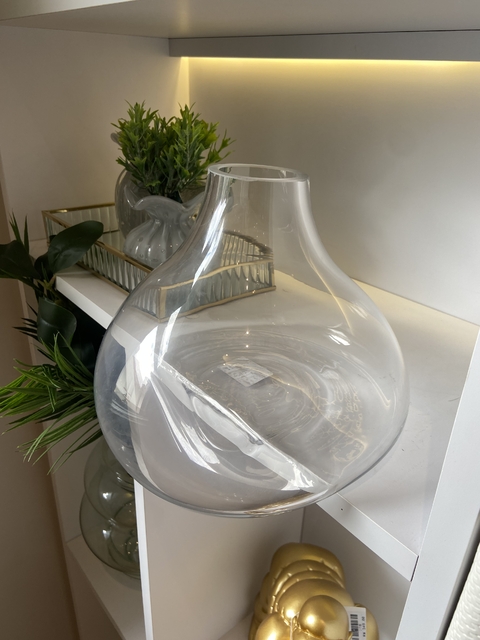Vaso vidro caido P