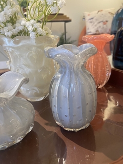 Mini vasinho murano cinza