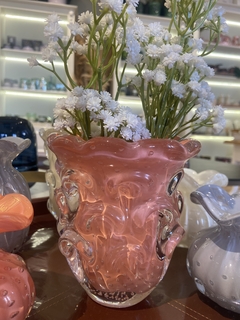 Vaso aspente murano coral