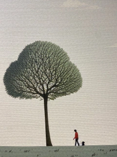 Quadro surreal balão - comprar online