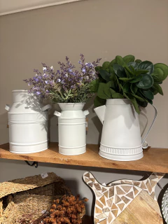 Latão em metal branco G - Studio54decora