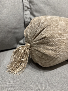 Rolinho bege chenile - Studio54decora