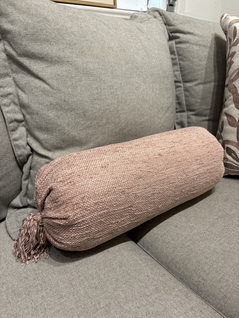 Rolinho rosa seco chenile - comprar online