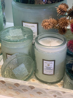 Mini vela pote vidro 50h French Cade Lavender - comprar online