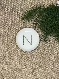 Pratinho redondo iniciais na internet