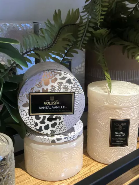 Vela pote vidro 25h Santal Vanille - comprar online