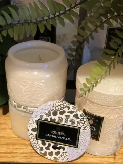 Vela pote vidro 25h Santal Vanille na internet