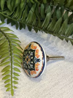 Puxador azulejo com laranja - comprar online